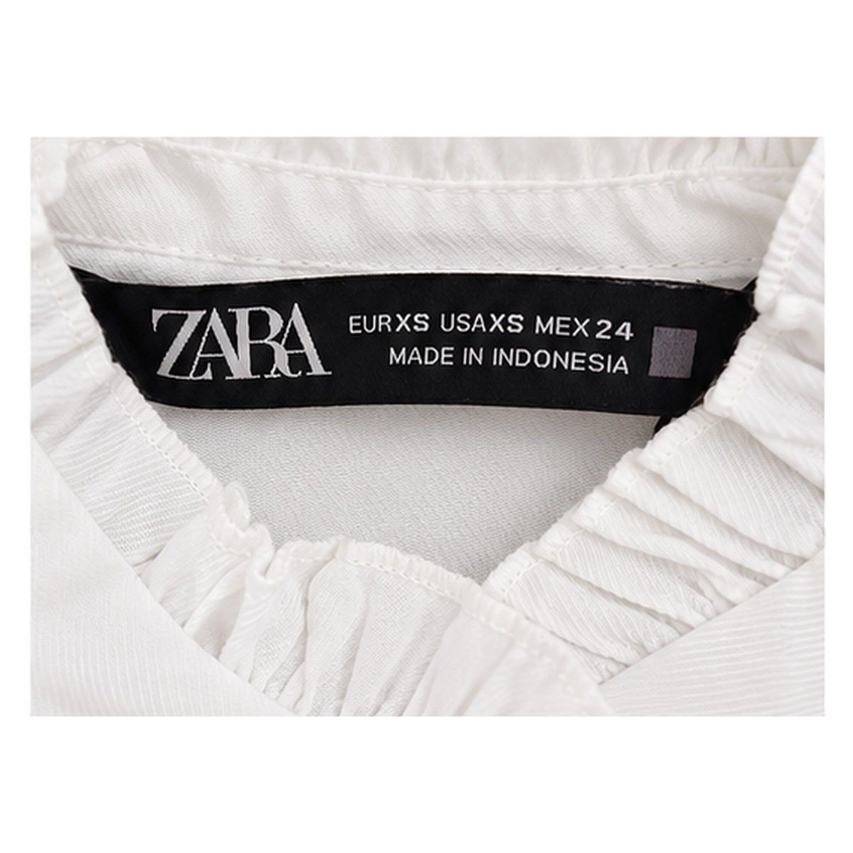 Zara Blusen: ZARA White Romantic Ruffle Blouse – Neu (gemäss Beschreibung) aus Obfelden von sib_8l25 4