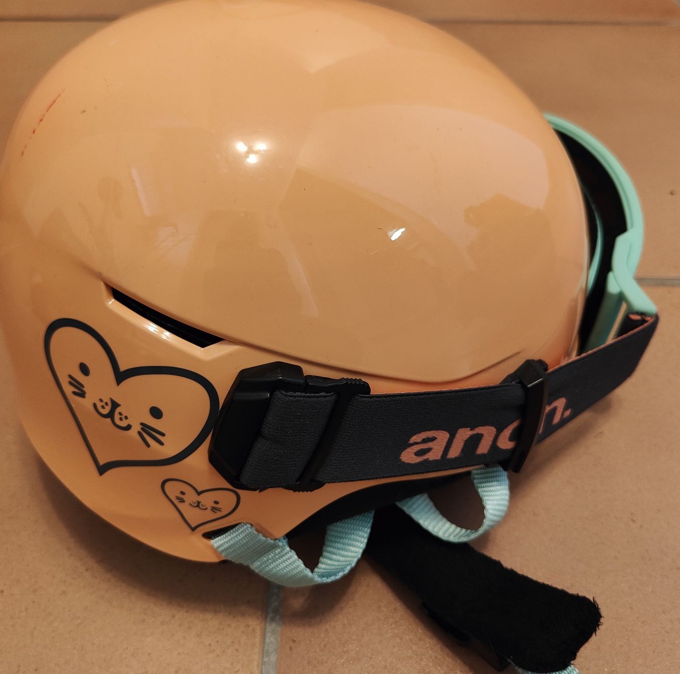 Caschi: Anon Skihelm orange Grösse 52-55 – Usato da Montlingen venduto da Rippy