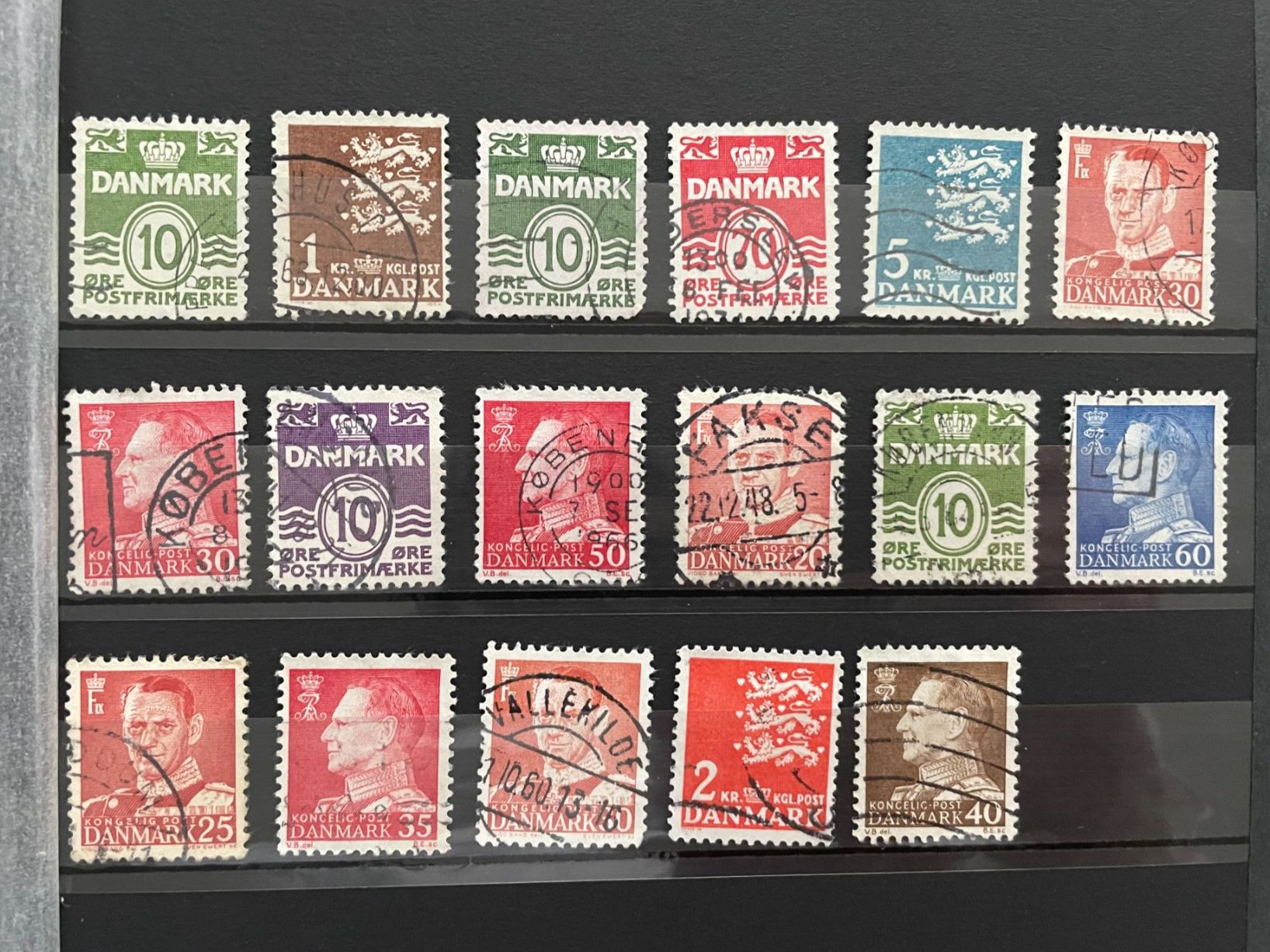 Tutti i francobolli: Dänemark Briefmarken Sammlung – Usato da Mägenwil venduto da Zidane1