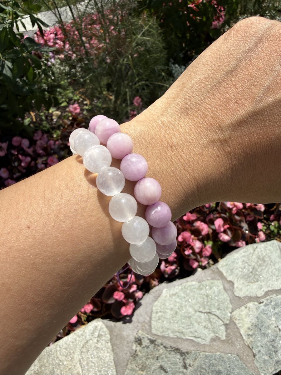 Bracelets: Edles Kunzit-Perlenarmband-10mm – Neuf (Voir description) à Jegenstorf par ivy_hg9b 6