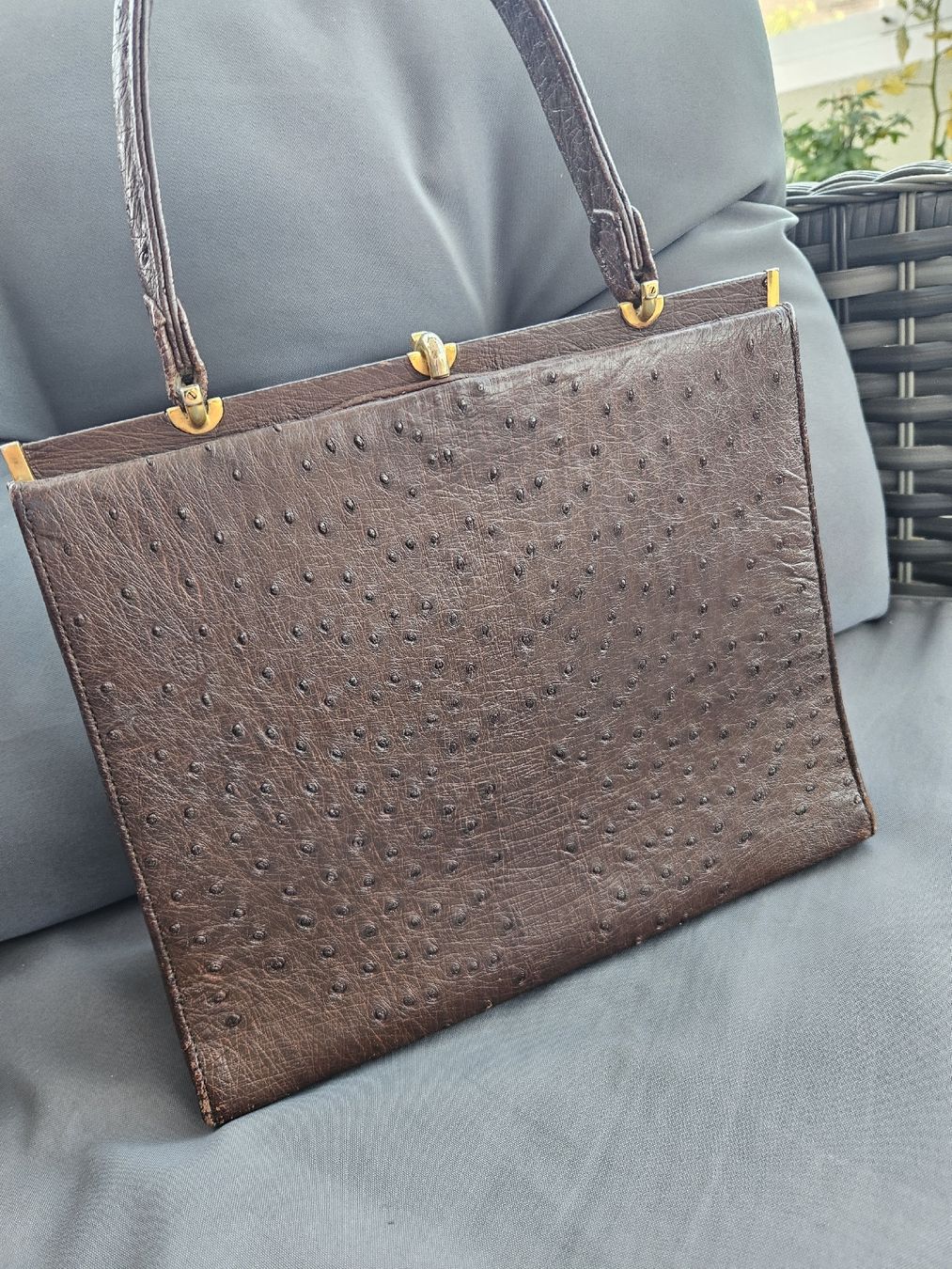 Borse da donna: Vintage Damen Tasche Straus Leder – Usato da Rickenbach b. Wil venduto da nic_8ljr 1
