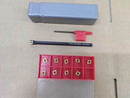 Bohrstange 6mm mit Wendeplatten für Drehbank / CNC