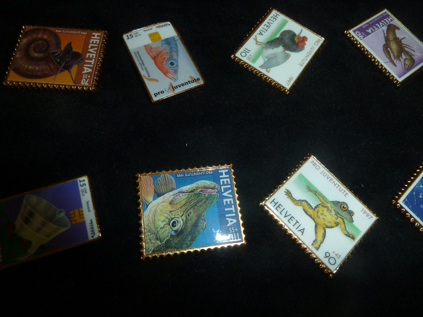 Plaketten & Abzeichen: Briefmarken-Pins ...cooles Lot – Gebraucht aus Rieden SG von jamilau 4