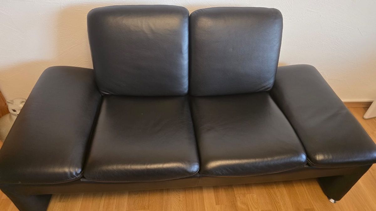 Divani: zweiteiliges Leder Sofa – Usato da Koblenz venduto da THerzog00 2