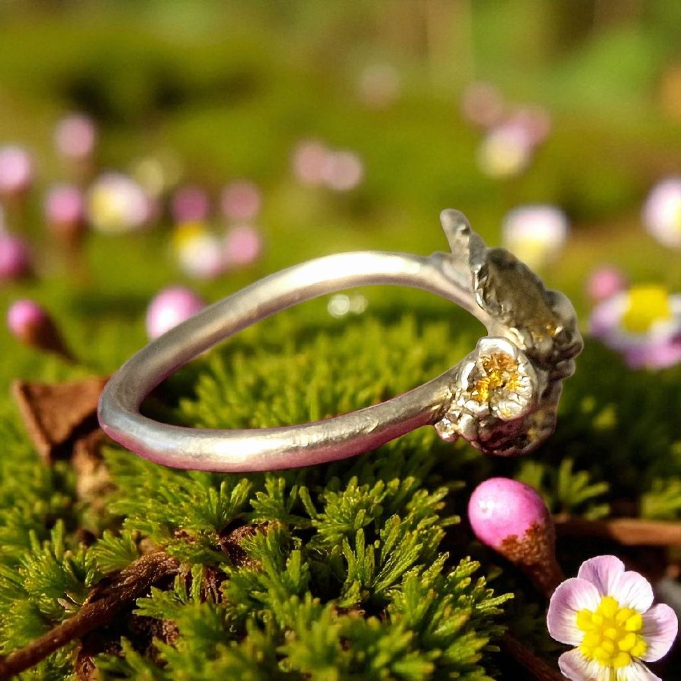 Ringe: Fairystyle Ring Silber mit Goldakzenten, Gr  55 – Neu und originalverpackt aus Aarau von Schmuckhoehle_MD 5