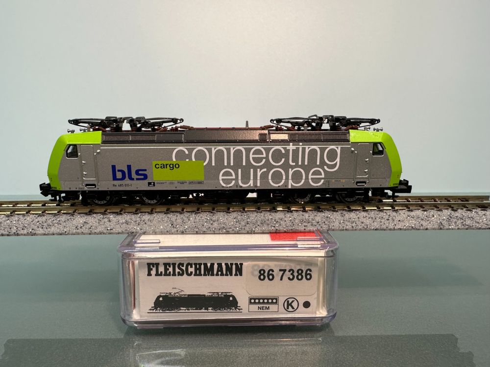 Fleischmann N 867386 BLS Re 485 Sonderserie D&H DCC Digital 