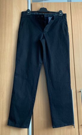 Herren Baumwollhose, dunkelblau, Gr. 34/32