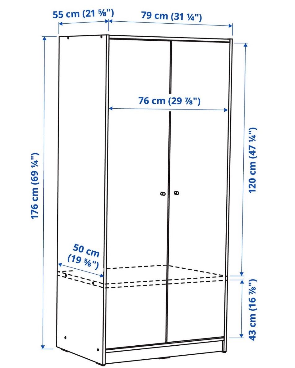 Ikea Armadi: Schrank KLEPPSTAD von IKEA – Usato da Zug venduto da snowwhite5 3