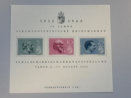 1962, 7. Liechtensteinische Briefmarkenausstellung, postfris