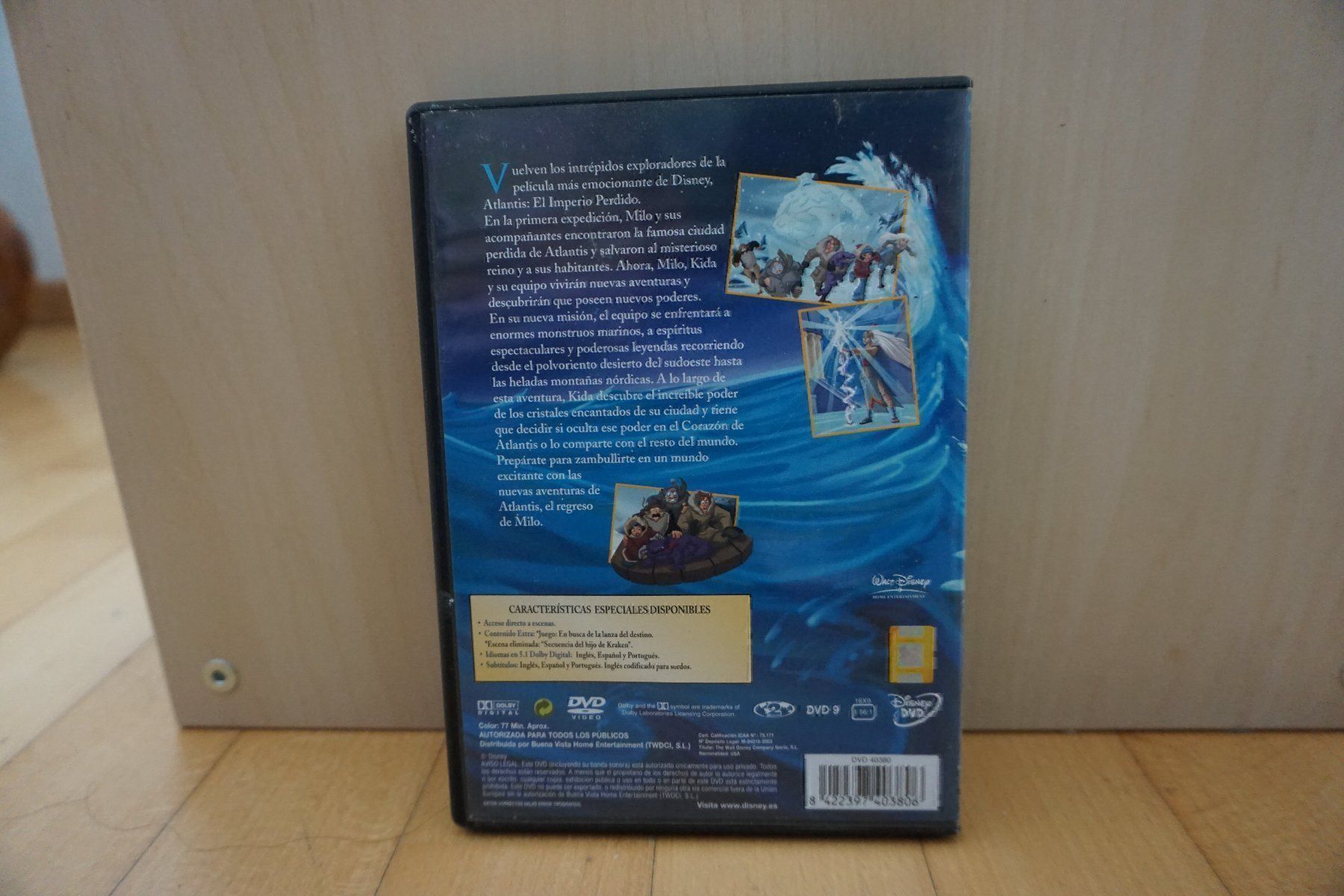 Tutti i DVDs: DVD Atlantis  in Spanisch und........ – Usato da Hochdorf venduto da Aguadulce 1