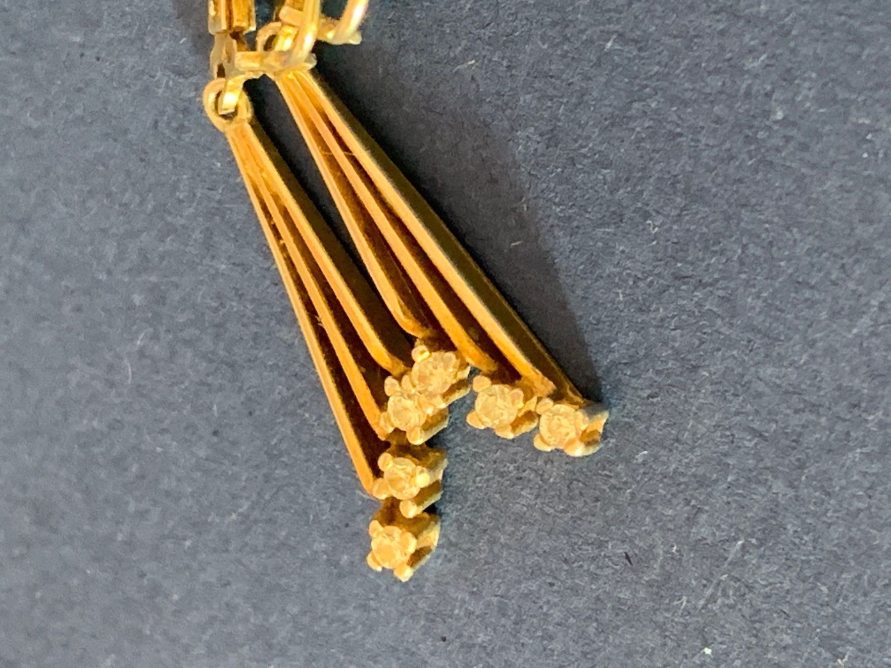 Orecchini pendenti & Orecchini a lobo: Silberohrhänger 6 Steinli klassik (3 cm) – Usato da Laufen venduto da Futuremarket 5