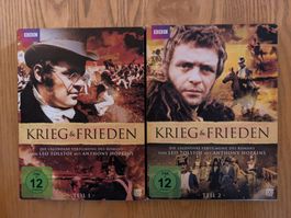 DVD-Set "Krieg und Frieden" (von L. Tolstoi, Teil 1 & 2)
