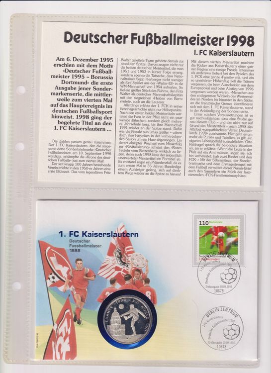 Deutscher Fussballmeister 1998 Kaufen auf Ricardo