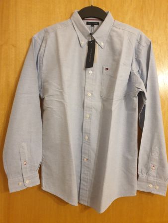 Tommy Hilfiger  chemise neuve, M, coton, bleu clair
