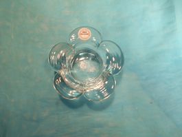 Teelichthalter Hergiswiler Glas, Blume