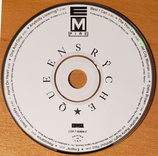 CD: QUEENSRYCHE - Operation: Mindcrime (1988) – Usato da Choëx venduto da Domo72 2
