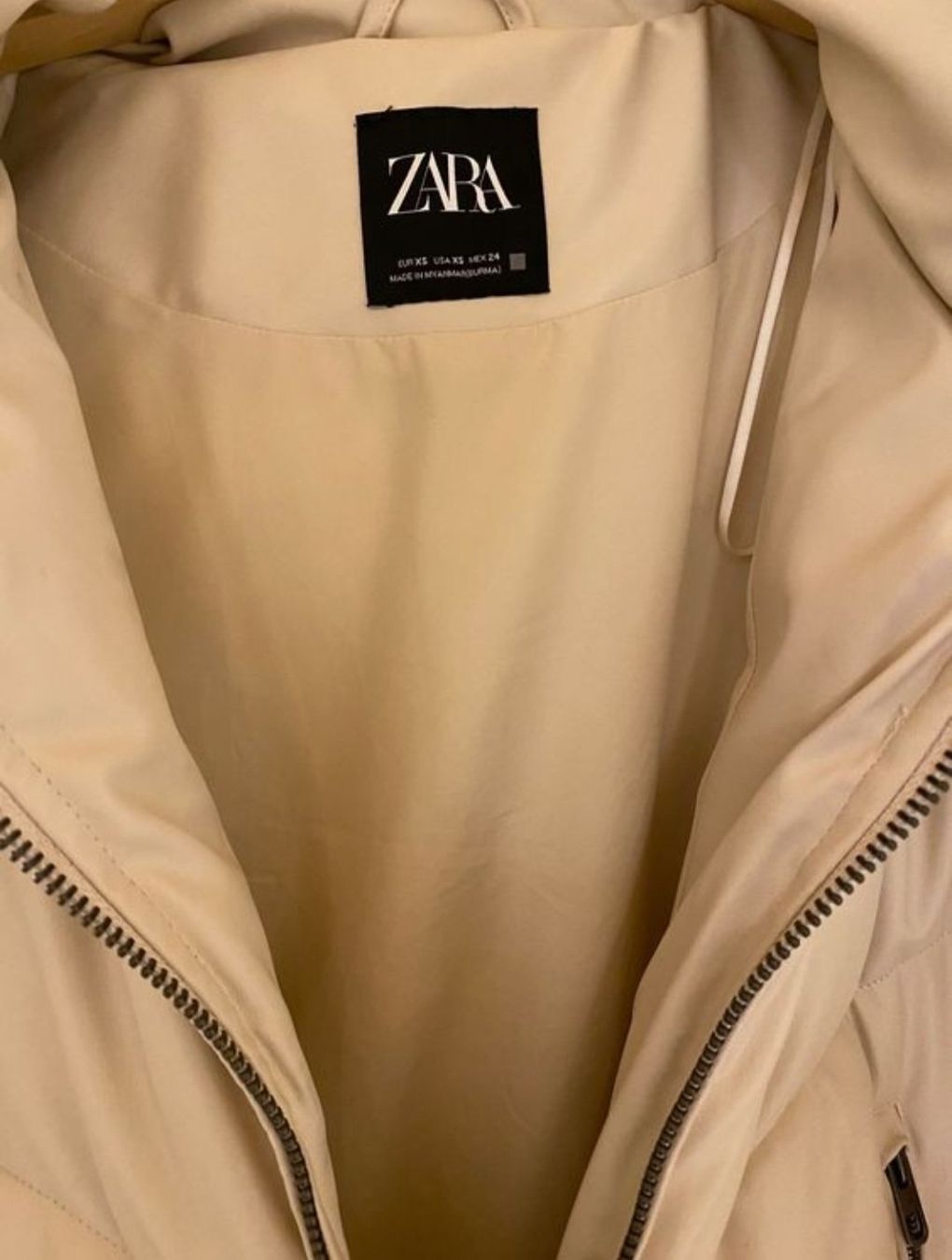 Zara Jacken: Zara Winterjacke XS beige top – Gebraucht aus Rüfenacht BE von Loeti1992 1