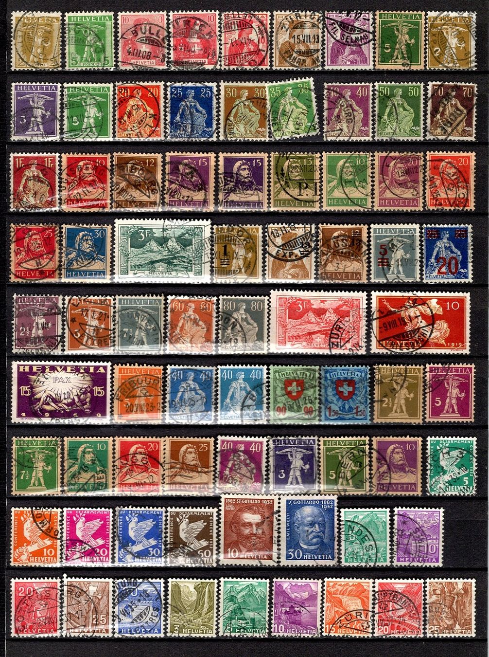 Alle Briefmarken: Sammlung Schweiz (842) – Gebraucht aus Burgdorf von blinky01 3