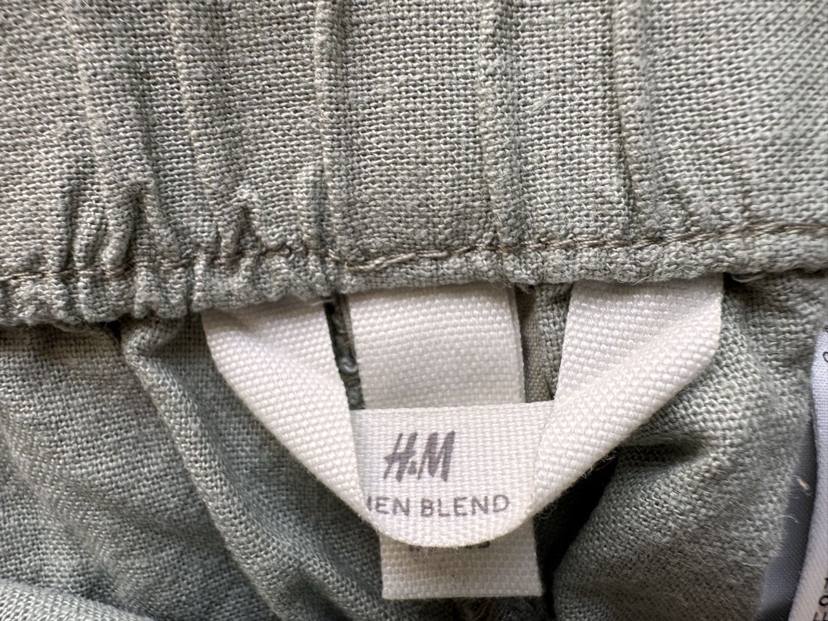 H&M Hosen: Khakifarbene Leinenhose, Gr L – Gebraucht aus Egg b. Zürich von Kompass03 3