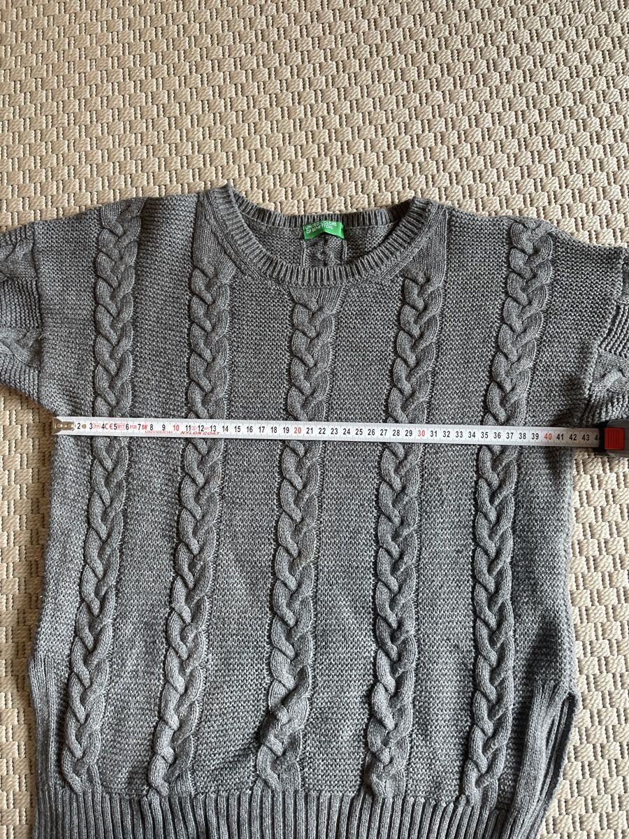 Benetton Pulls & Sweat-shirts: Pullover mit Zopfmuster, Benetton, S – D'occasion à Solothurn par Bobesch08 4