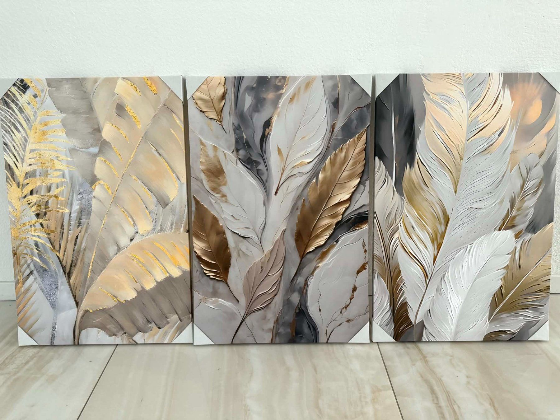 Foto & Immagini: Modernes Wandbild 120x60 cm 3er Set mit Rahmen – Nuovo e nell'imballaggio originale da Bern venduto da MIR-IAM 2