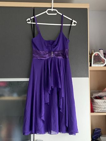 Elegantes violettes Kleid Gr. 34