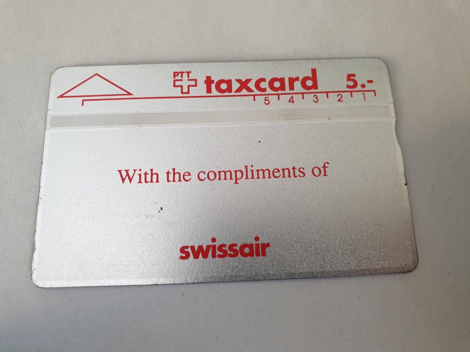 Schede telefoniche: Swissair 101E ungebr – Usato da Rain venduto da chesz