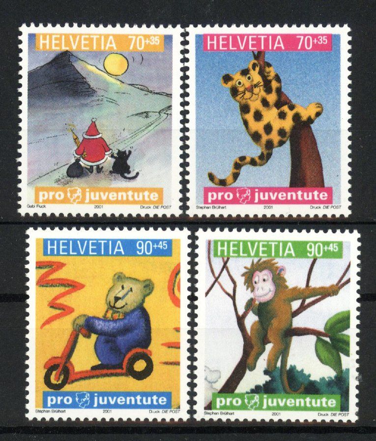 Tutti i francobolli: 2001, Pro Juventute (3) ** – Usato da Willisau venduto da Vollstempel
