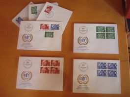 GA 1975 BIT FDC Serie einzeln und 4er