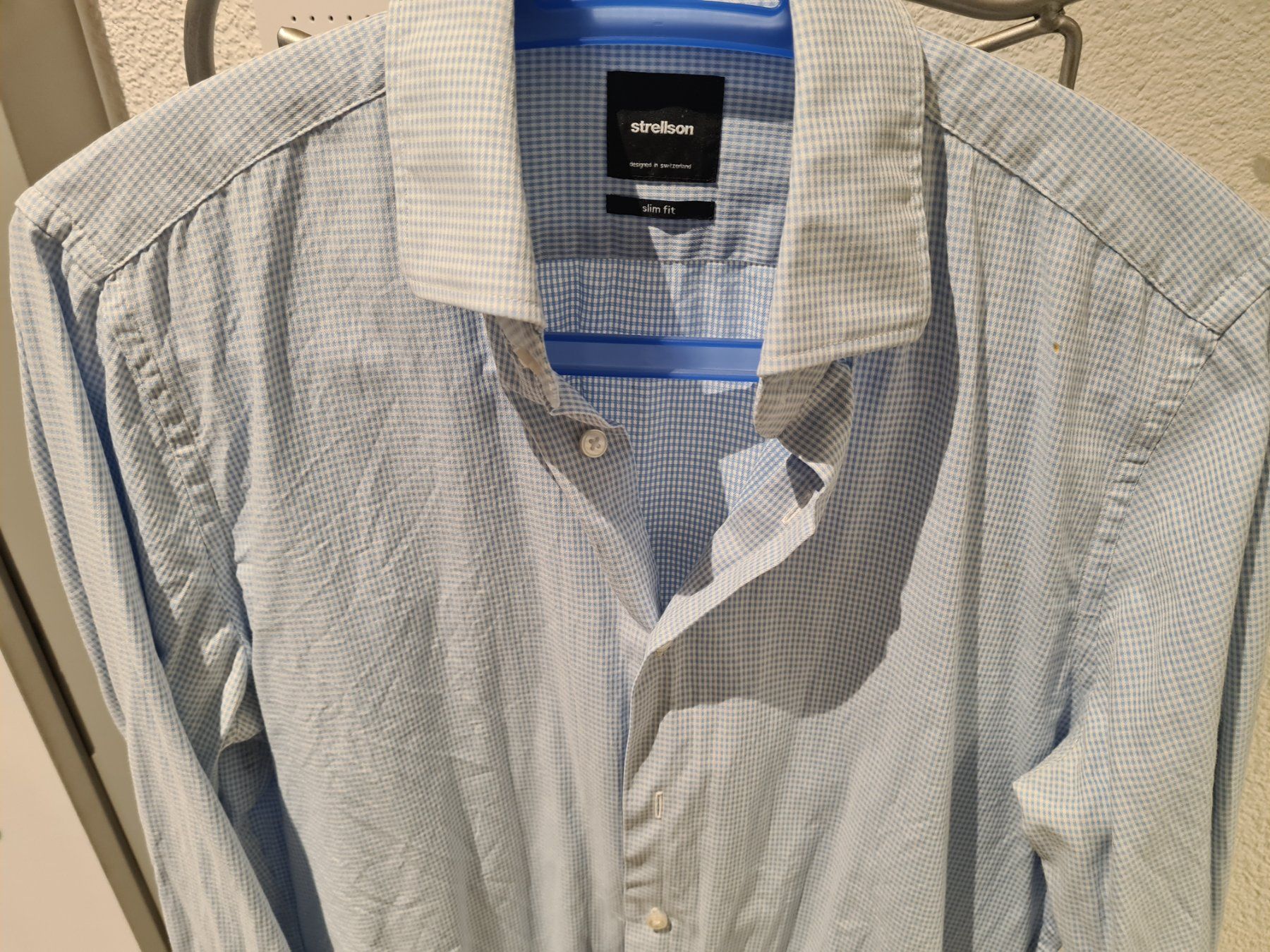 Strellson Camicie: Herren Hemd STRELLSON Slim fit, Gr.37 – Usato da Amriswil venduto da used2use