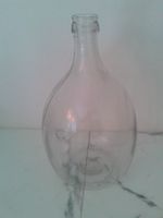 15 L alter Weinballon Glas farblos