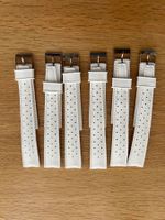 Lot de bracelets de montre blancs, n,12/18/ mm!  6.PE .