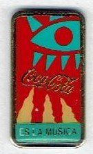 Coca-Cola Placchette & Badge: Coca Cola is the Music – Usato da Hinterkappelen venduto da Schampus