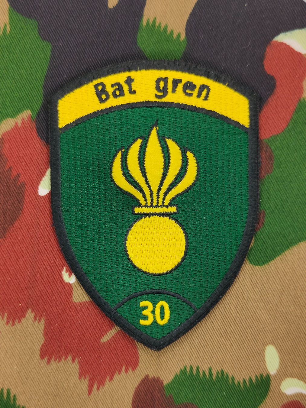 Schweizer Armee Placchette & Badge: Verbandsabzeichen Gren Bat 30 Kp 1 – Usato da Bauma venduto da SwissMilitaria