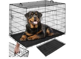 Hundekäfig-Gitterbox Luna 121,5 x 75,5 x 80,5 cm klappbar,