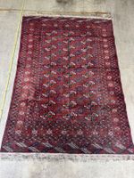 TEPPICH VINTAGE, SCHÖNE FARBEN, HAND GEKNÜPFT, ZUM REST.