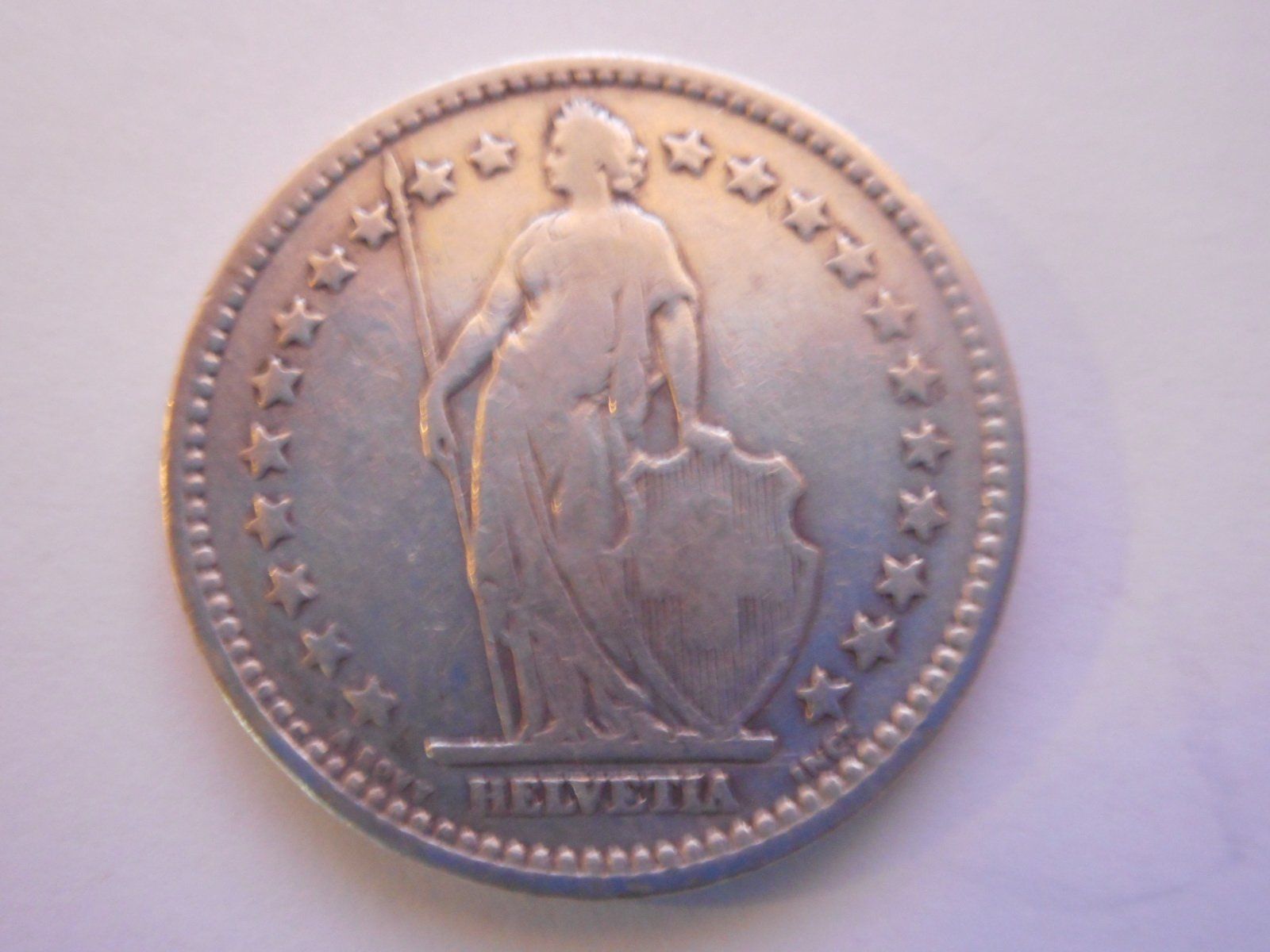 Tutti le monete: 2 Fr. 1907 silber – Usato da Kriegstetten venduto da pizlad2010 1