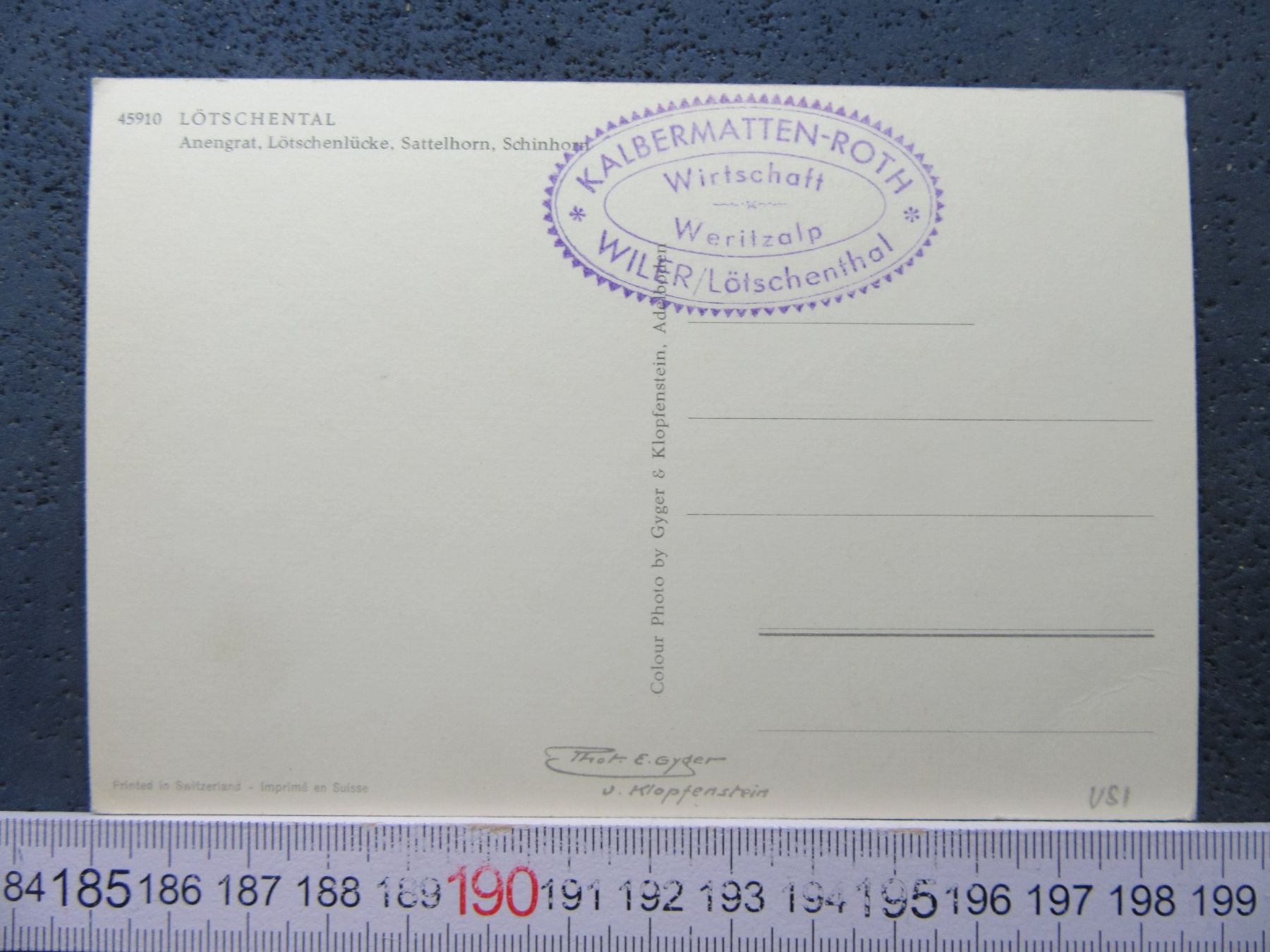 Cartoline postali: WILER LÖTSCHENTAL WERITZALP VS AK PANORAMA – Usato da Ettingen venduto da Hausi4711 1
