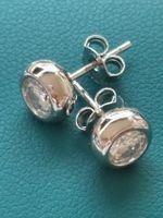 Luxus 2x0,5 ct Ohrstecker  Silber Moissanite sehr Brillant