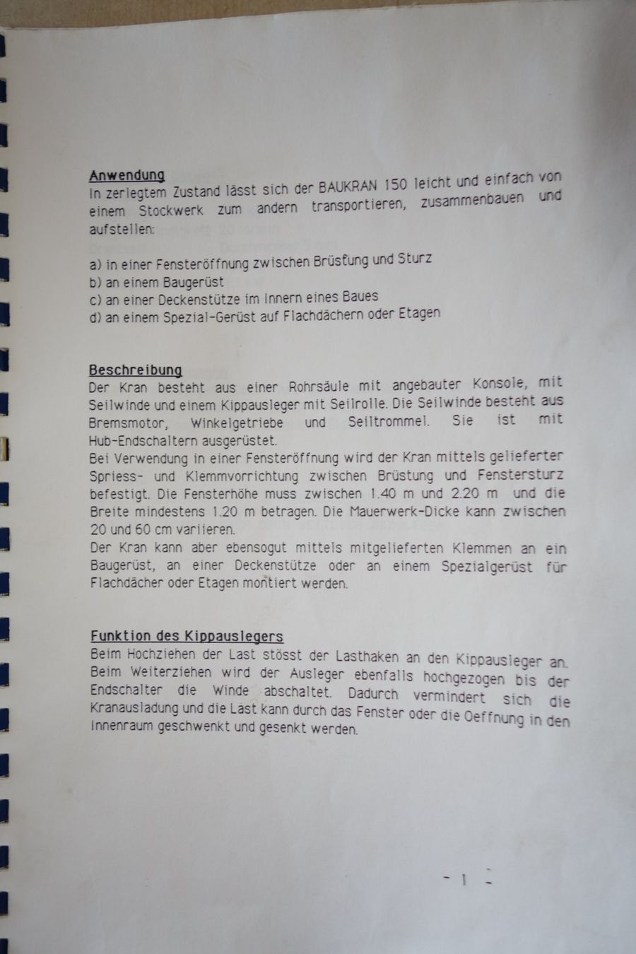 Gru: Baukran Meili – Usato da walzenhausen venduto da niekmota 3