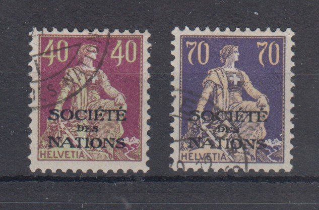 Alle Briefmarken: Timbres SDN 21 - 22 oblitérés – Gebraucht aus Boécourt von Denteles66