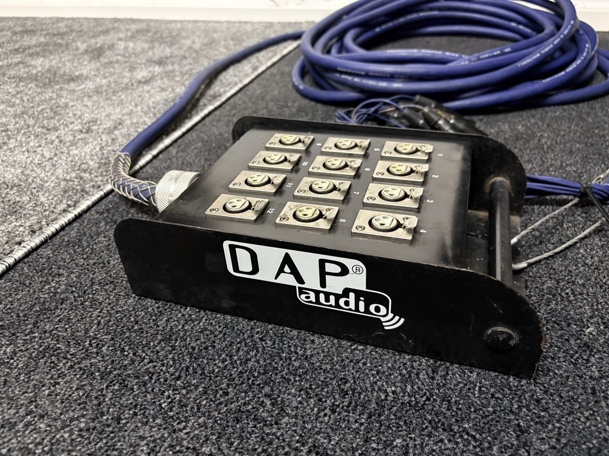 Kabel: Robuste Stagebox 12x XLR Input 15m von DAP Audio – Gebraucht aus Werdenberg von tradeSG 1
