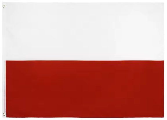 Bandiere: Polen Flagge 90x150 cm Polyester Solothurn – Nuovo e nell'imballaggio originale da Illnau venduto da diy-shop