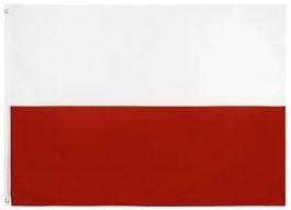 Polen Flagge 90x150 cm Polyester Solothurn