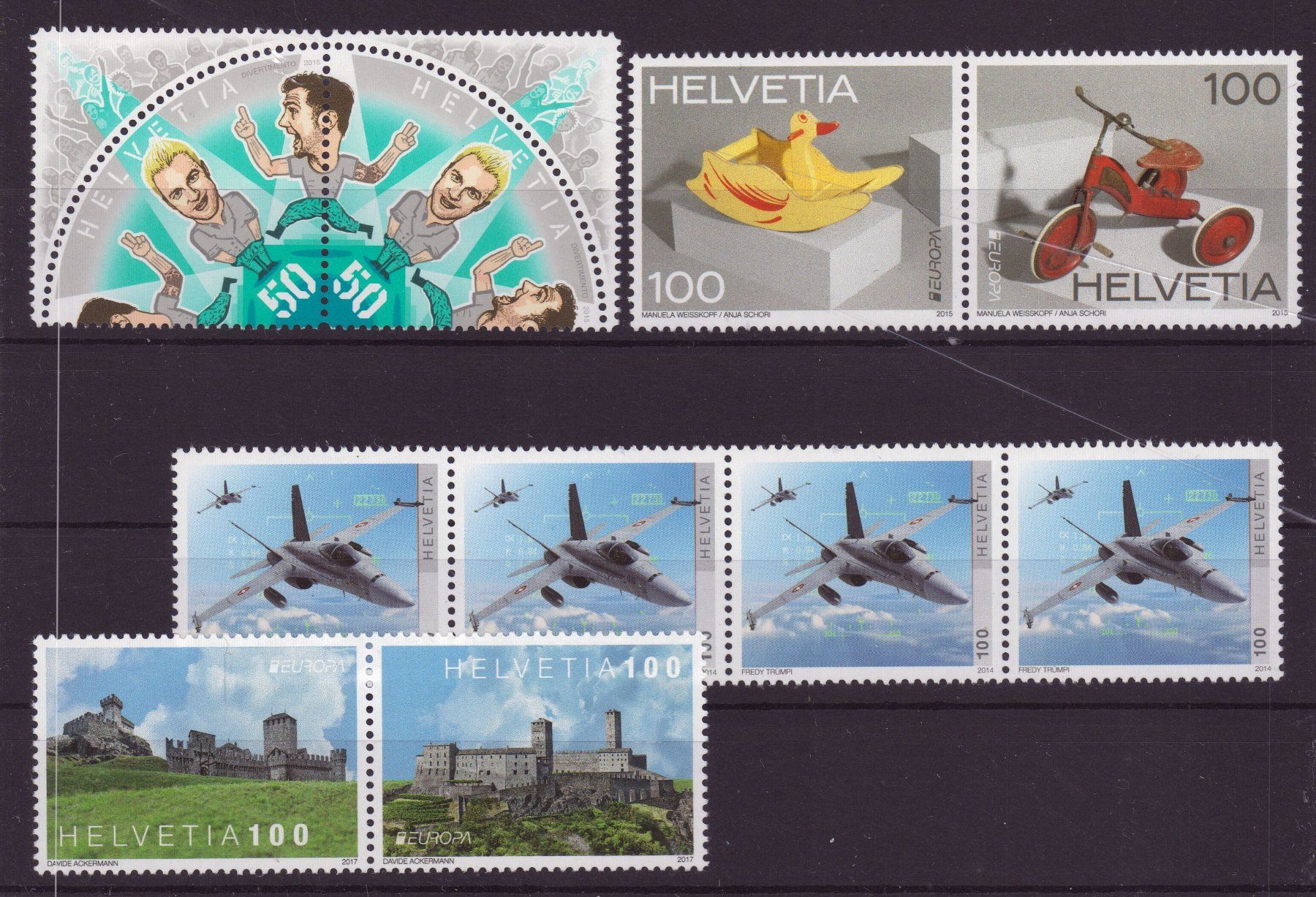 Alle Briefmarken: Diverse Zusammenhängende Werte postfrisch – Neu (gemäss Beschreibung) aus Eggersriet von stamp303