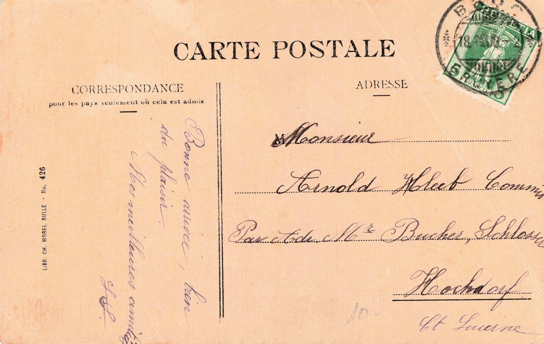 Cartoline postali: Fabrique de chocolat a broc et le Moleson – Usato da Biasca venduto da Blenio71 1