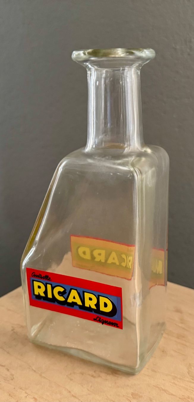 Ricard Caraffe: Alte RICARD Karaffe Glasflasche Wasserflasche Karaffe Glas – Usato da Rothrist venduto da Luckywinner 3