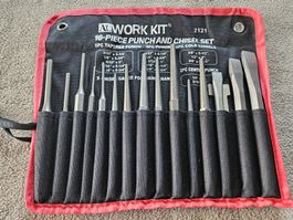 WORK KIT 16-teiliges Stanz- und Meisselset guter Zustand