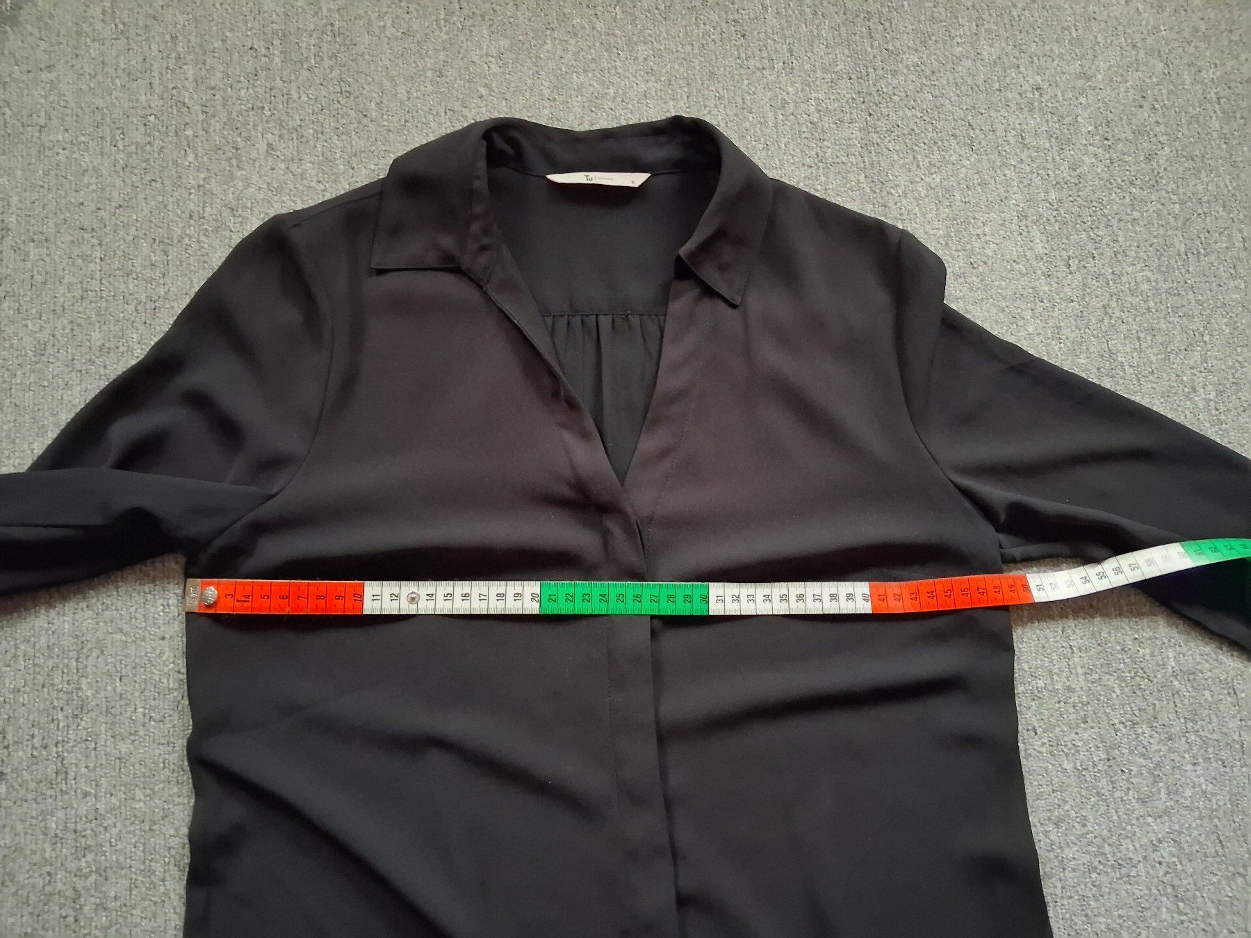 Blusen: Damen Bluse schwarz langarm leicht transparent – Neu (gemäss Beschreibung) aus Wald ZH von e8e 7