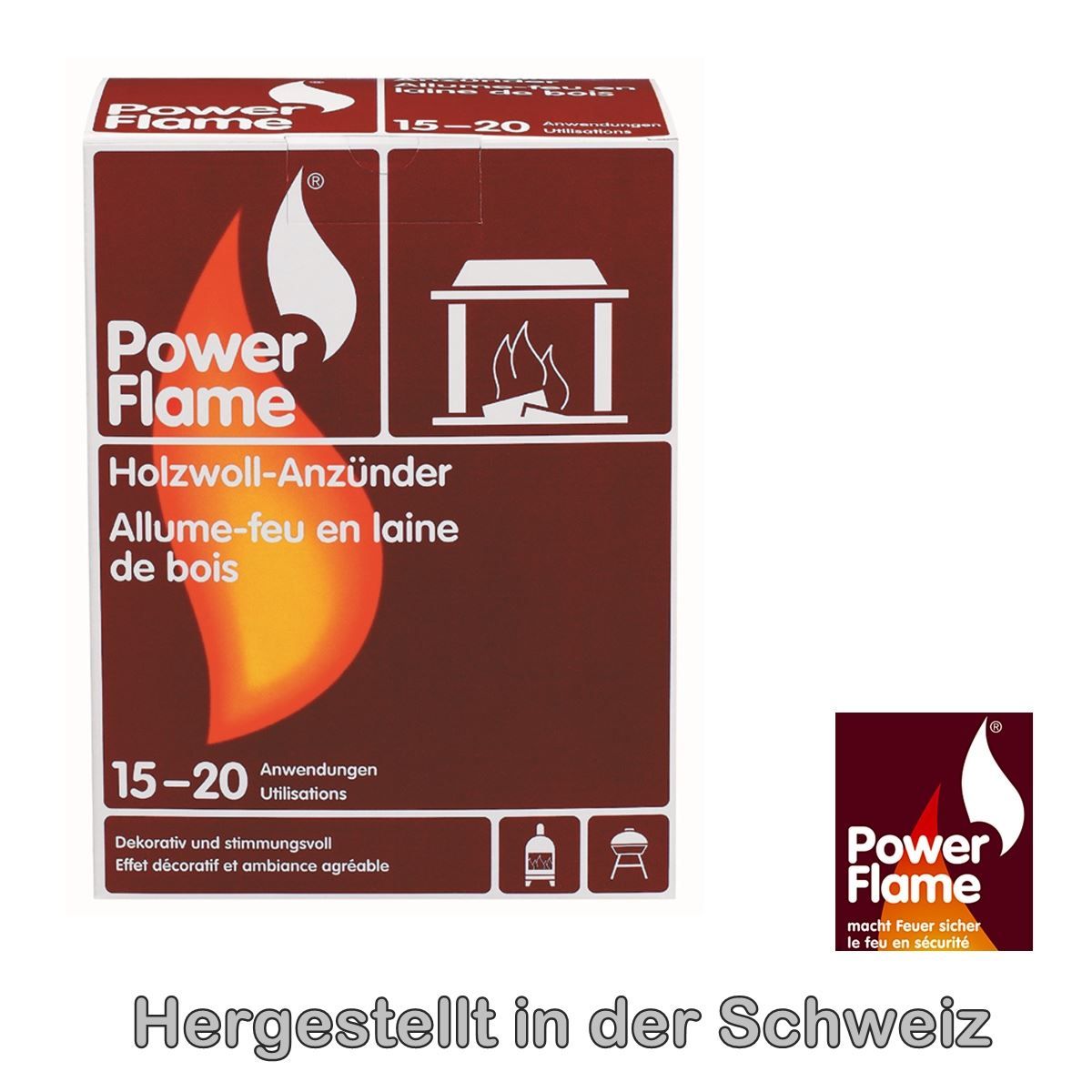 Cheminée: Holzwoll-Anzünder 550 Gramm Karton – Neu und originalverpackt aus Wettingen von Swala 1